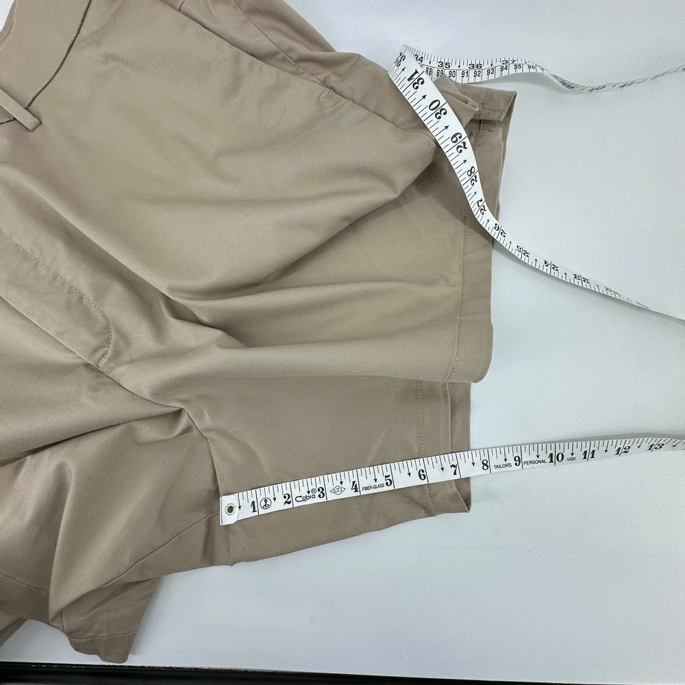 Banana Republic Aiden Short Mens 44 Tan‎ Khaki Chino Stretch Shorts
